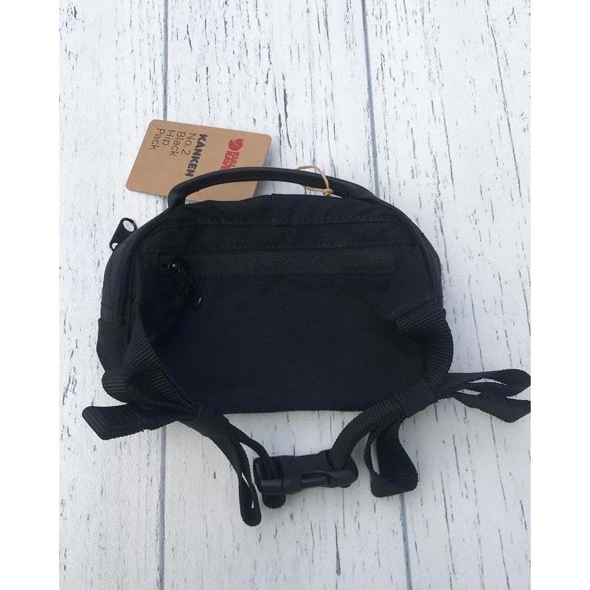 Tas Pinggang waist bag fjallraven Kanken No.2 Black Hip Pack