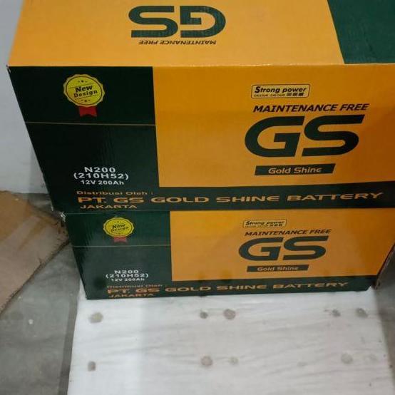 AKI BATERAI KERING GS GOLD SHINE MF N200/N 200 GENSET KAPAL