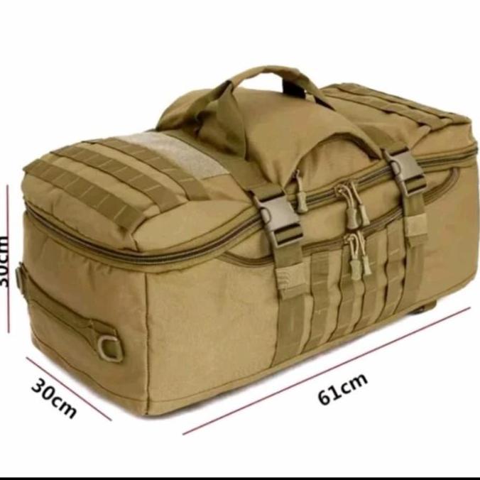 Tas koper brimob tas model jatah Tni polri 3 in 1 army 75 L