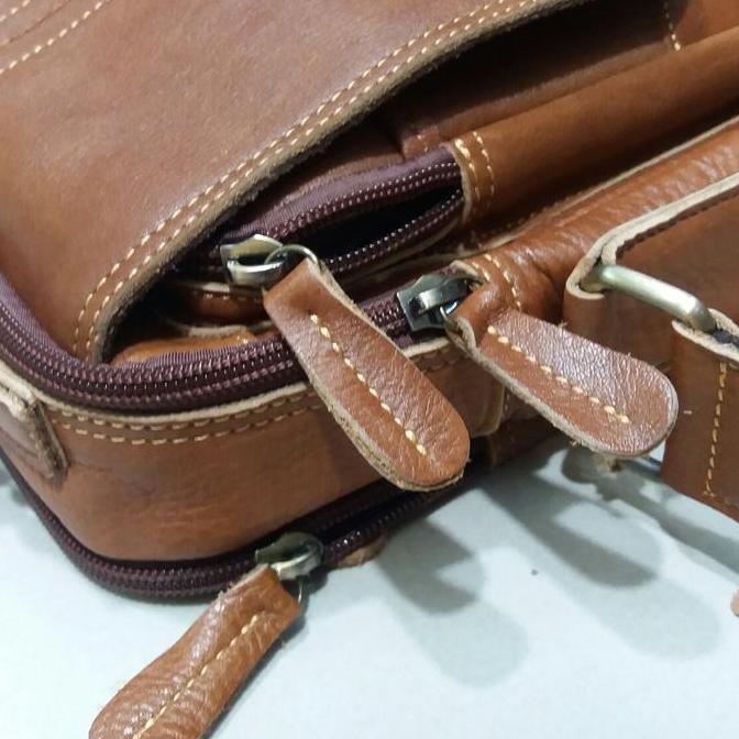 TAS SELEMPANG PRIA KULIT ASLI ORINAL IMPORT LEVIS