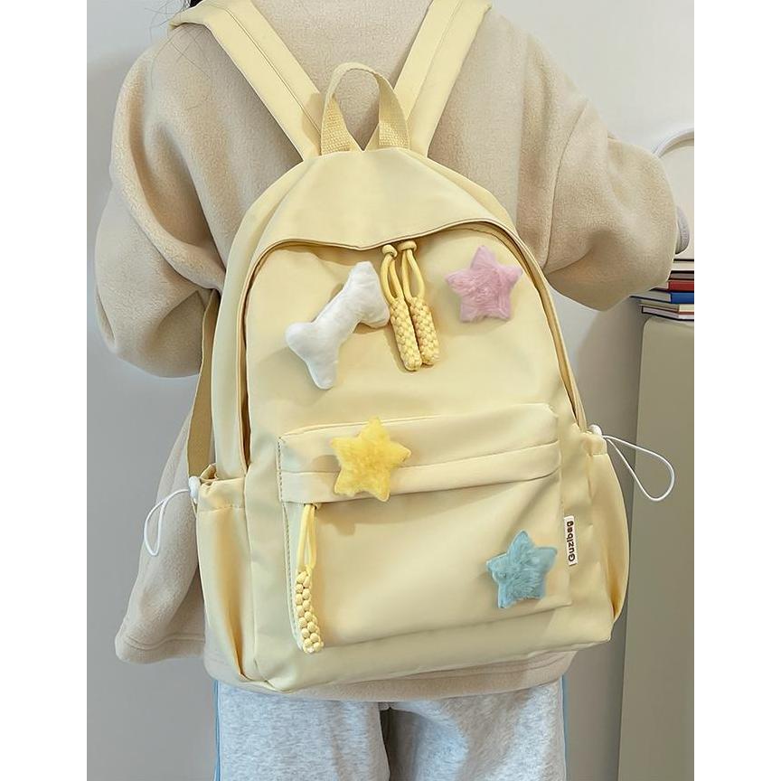 DS376 - Traveling tas wanita import korea style korea style ransel bintang vintage tas backpack wani