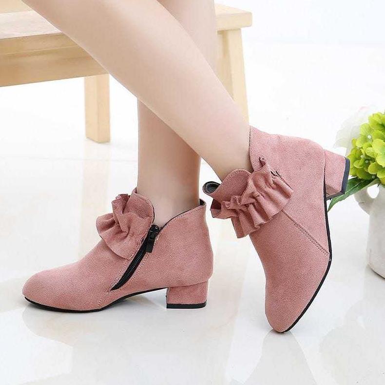 Terlaris Sepatu Boot High Heels Anak Perempuan Mexican