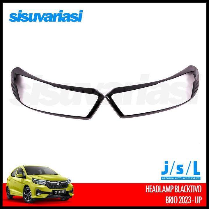 GRATIS ONGKIR BRIO 2023 2024 2025 AKSESORIS COVER HEADLAMP LAMPU DEPAN JSL