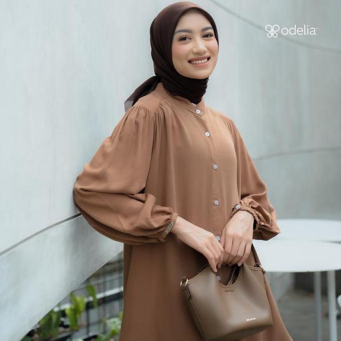 Odelia - Halwey Shirt | Kemeja Rayon | Blouse Wanita