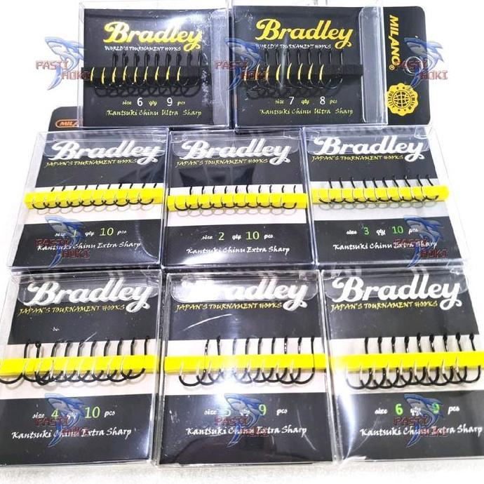Mata kail Pancing BRADLEY MILANO & BRADLEY GOLD PREMIUM (TERBAIK) (TERBARU) (TERMURAH)