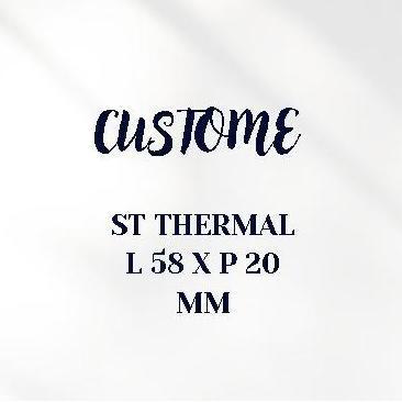 TERBARU - LABEL STIKER THERMAL 58X20 MM