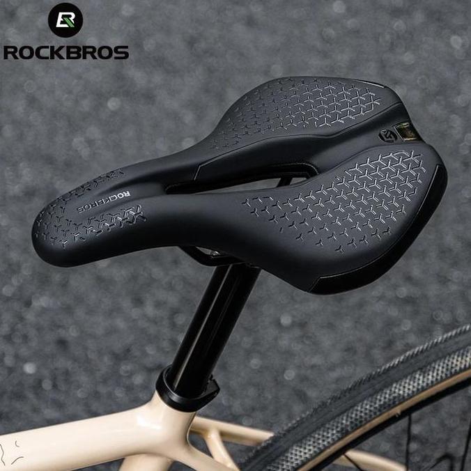 Rockbros Sadel Sepeda Lipat MTB Roadbike Lubang Empuk 38210056001 [terbaik]