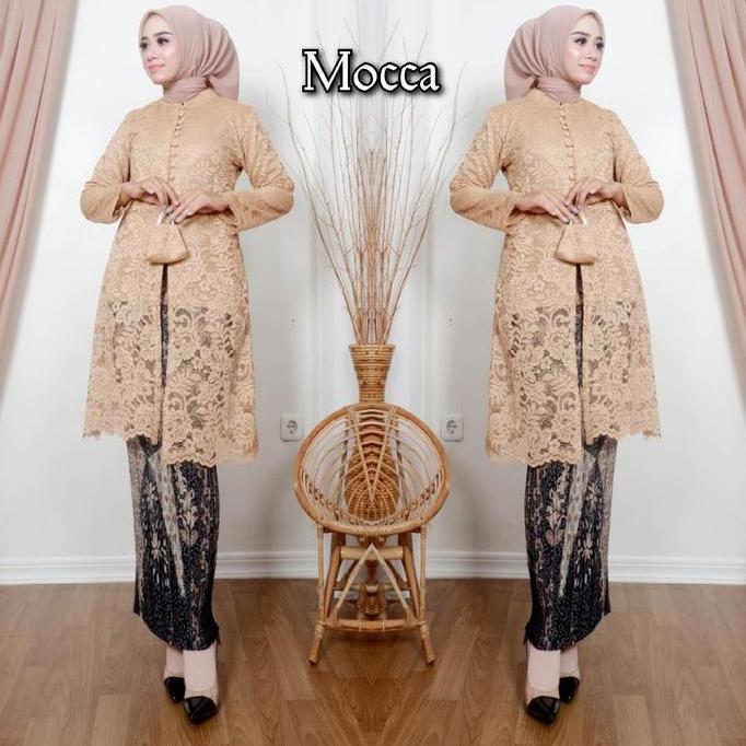 SETELAN KEBAYA TUNIK BUSUI BROKAT UTARI KEBAYA MODERN KEBAYA TUNIK KEBAYA PESTA OUTFIT PESTA OOTD KO