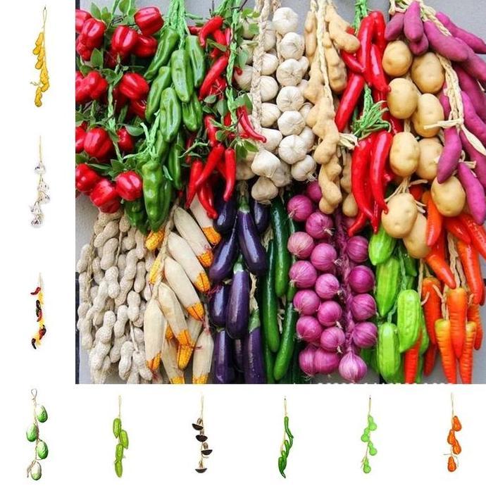 Bawang Hias Dapur Bawang Artificial Palsu Dekorasi Properti Foto Buah Hiasan (TERBAIK) (TERBARU) (TE