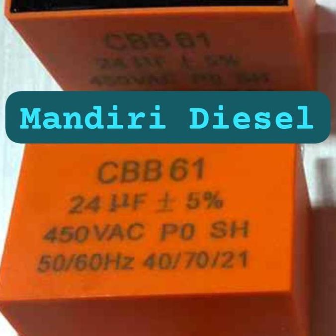 Kapasitor 24 uf mesin genset RESTOCK