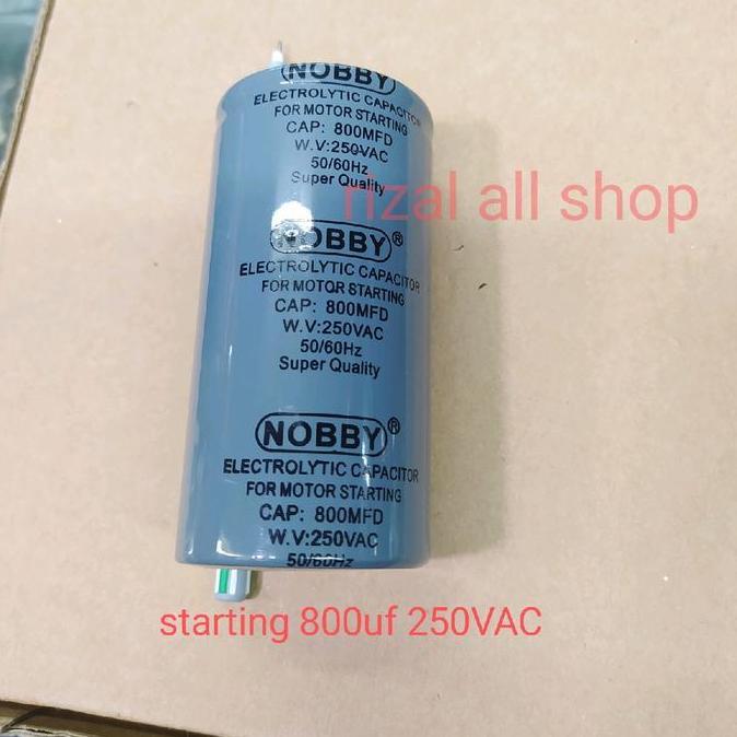 kapasitor starting 800uf 250VAC TERBARU