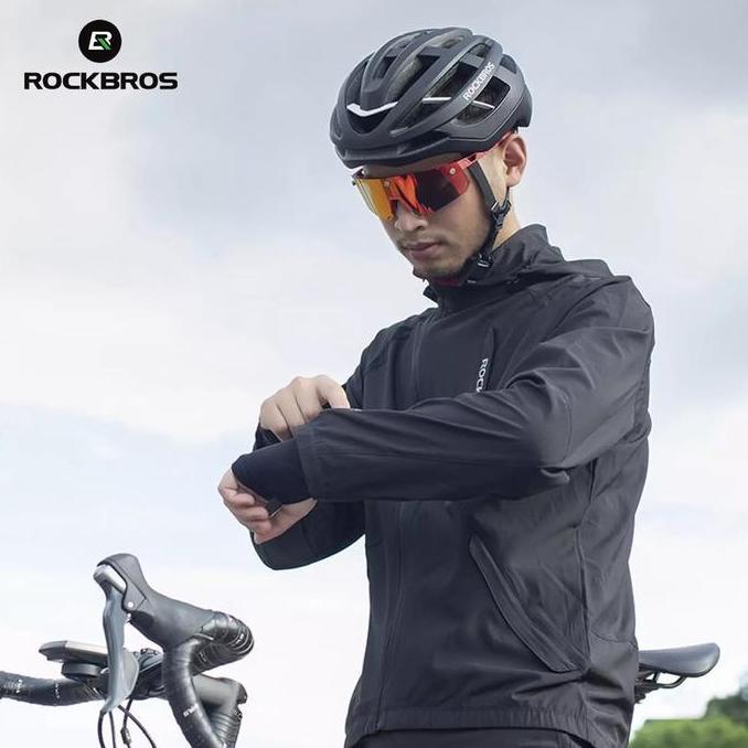 Jaket Sepeda Rockbros YPW034 Jacket Raincoat Parasut Olahraga Anti Air (TERBAIK) (TERBARU) (TERMURAH