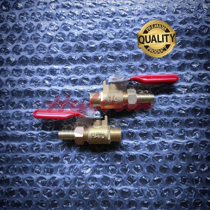 Kran Angin Kran Steam Kran Gas Kuningan 1/4 DISKON