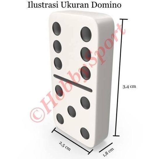 Domino Batu Akrilik Tebal + Tas Gaple Set Balok Warna Dam Mahjong Game (TERBAIK) (TERBARU) (TERMURAH