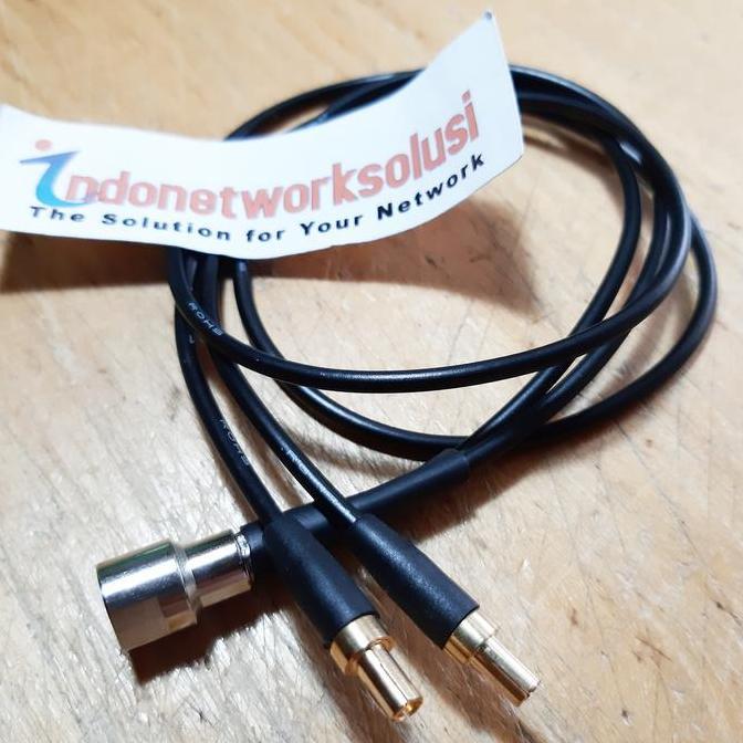 DE4 >> PIGTAIL ADAPTER UNTUK MODEM ORBIT MAX B818 E5577 E5372 (TS9 CABANG 2)