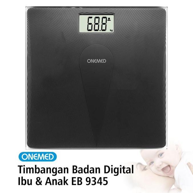 Timbangan Badan Digital Ibu & Bayi EB 9345 Onemed JM