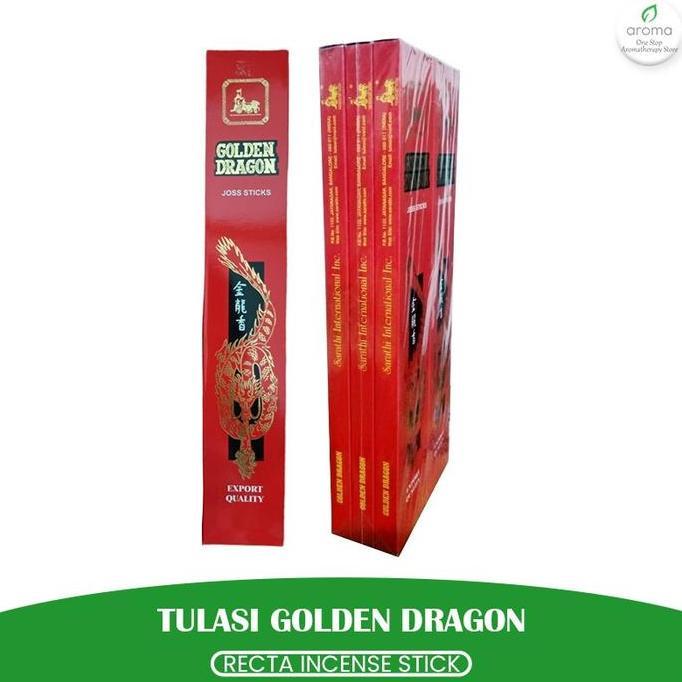 Dupa India (Aromaterapi) Recta - Tulasi Golden Dragon