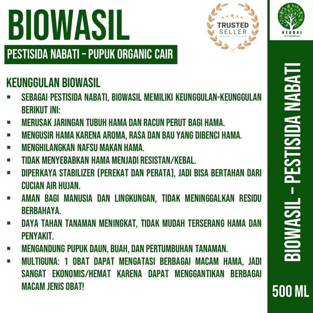 Bisa Cod Obat Hama Ulat Padi Sundep Beluk 1Liter Biowasil - Obat Hama Padi, Atasi Hama Ulat Sundep, 