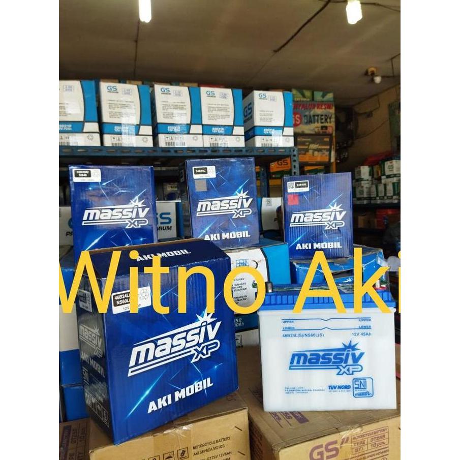 Aki mobil toyota kijang innova massiv xp ns60ls aki basah
