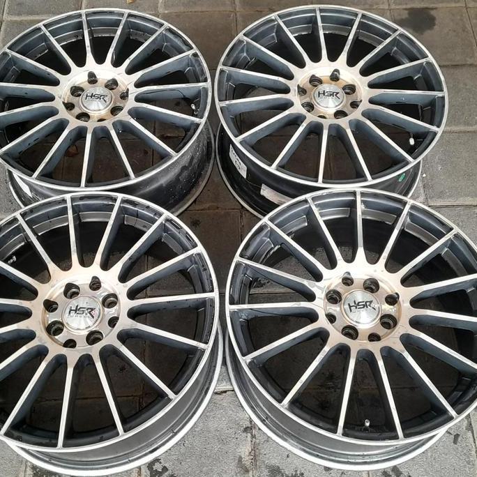 Terlaris Dijual Velg Seken Mobil Racing Hsr Ring 17 Baut 8X100/114.3 Velg Only
