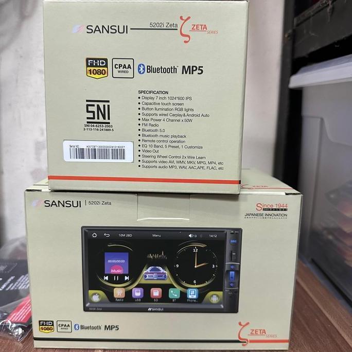 Headunit Deckless Sansui SA-5202i 7 Inch / Deckless MP5 Sansui 7 Inch