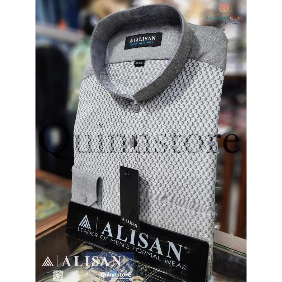 ALISAN Original Kemeja Koko Fashion - Koko Motif - Lengan Panjang - Reguler - Varian Motif Warna