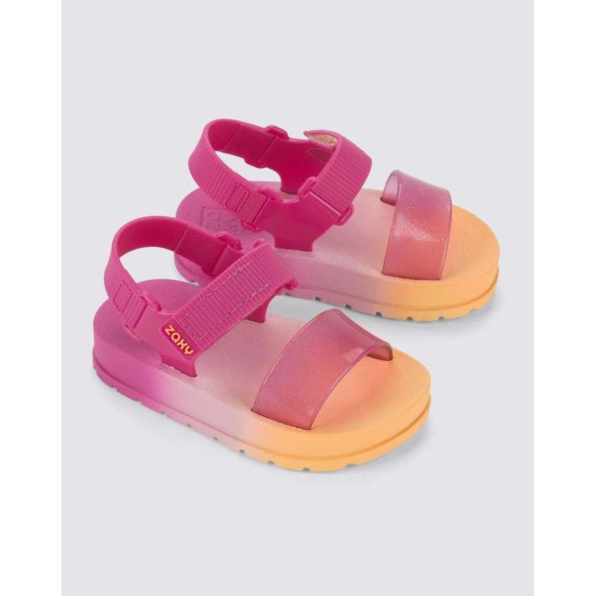 Saless New Sepatu Sandal Zaxynina Moderninha Sand Baby Pink Fuschia