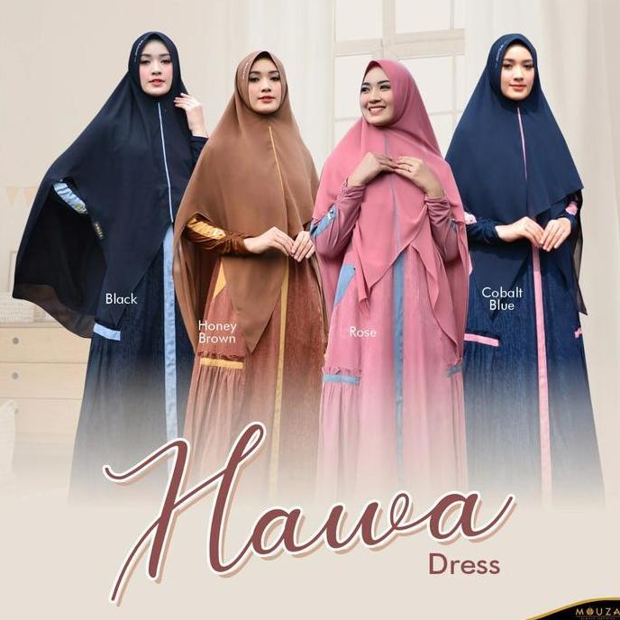 Puby - Hawa Dress By Mouza Indonesia | Gamis Mouza