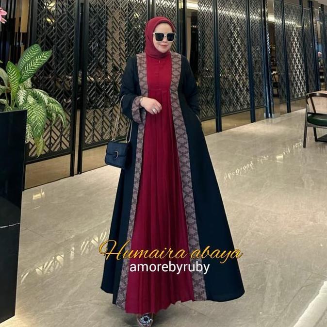 Humairoh abaya ori anore by ruby - amore by ruby - Humairoh dress - amore ruby