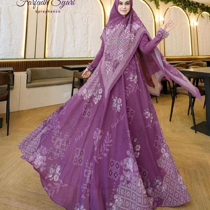 Gamis Wanita Rayna Series Farfadh Syari by Rayhanco