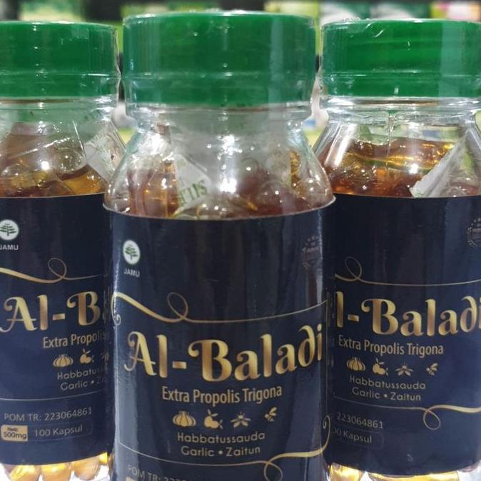 Habbatussauda Trigona 4in1 Al Baladi 100 kapsul (Kemasan Terbaru).