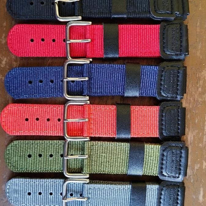 DV332 >> Tali jam tangan canvas DW6900 DW6600 G5600 Tali jam g***shock DW-9600 DW-6600 Free pen