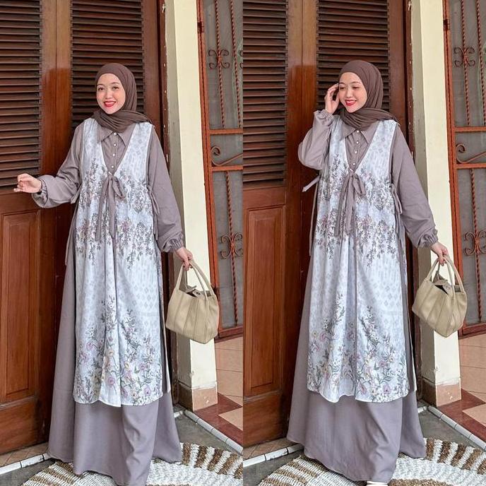 Seragaman Outfit Kondangan Elegant  Motif 63 ( Joley Cloth X Shireen Sungkar ) Alia, Humaira, Sabhir