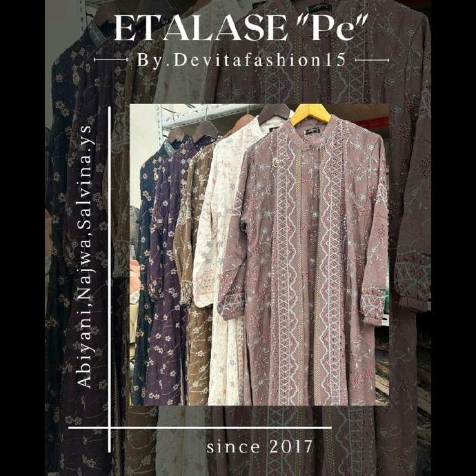 Dress Abiyan Najwa Salvina YS Orinal LFY Live MINGGU TGL 29 Des PAGI Fashion Muslim Devitafashion Ga