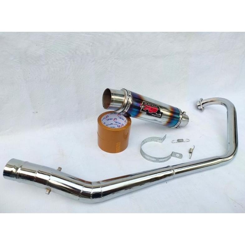 Promo  Knalpot Racing R9 Full System Pnp Motor Sonic Supra Gtr Vixion Satria Fu