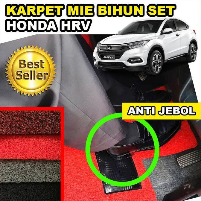 Promo Karpet Mie Mobil Lantai Bihun Keset HONDA HRV HR-V 1 Warna + Bagasi Diskon