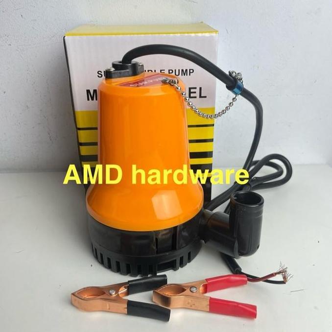 Promo| Pompa Celup Dc 12Volt Air Bersih Asin Kolam Dc 12 Volt Daya Aki/Accu Submersible Pump