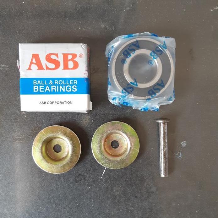 Paket Bearing Asb 6204 2Rs Bering Roda Pintu Folding Gate Harmonika Ready