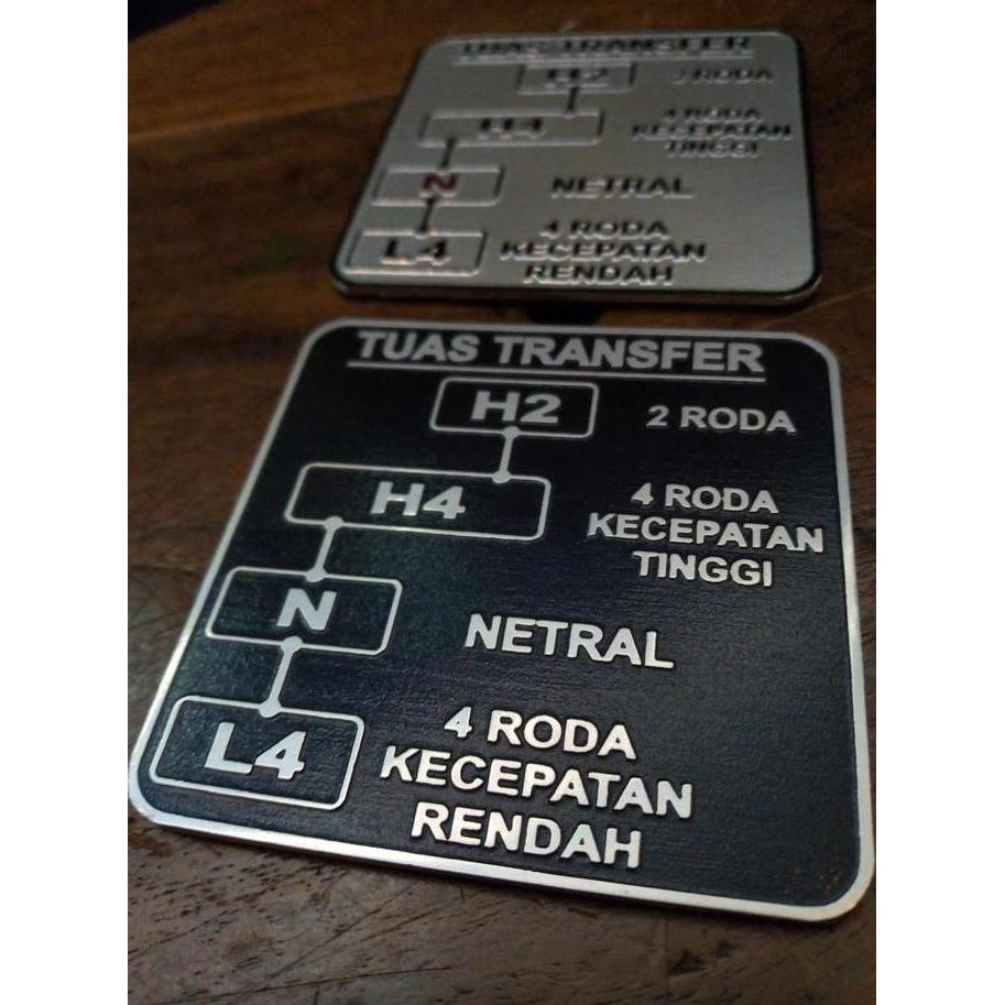 Emblem TC Jimny Jangkrik/ LJ80 Emboss & Bahan Plat