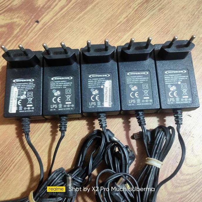 Adaptor Hypercom Original 7.5v 2.8a MU24-9075280-C5 kualitas terjamin