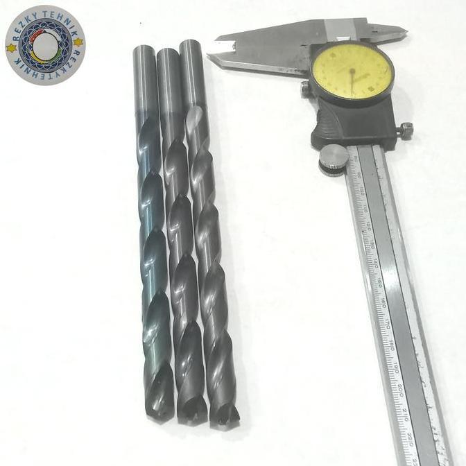 Mata bor 12 mm Carbide drill 12 mm mata bor besi baja actual 11.95 mm