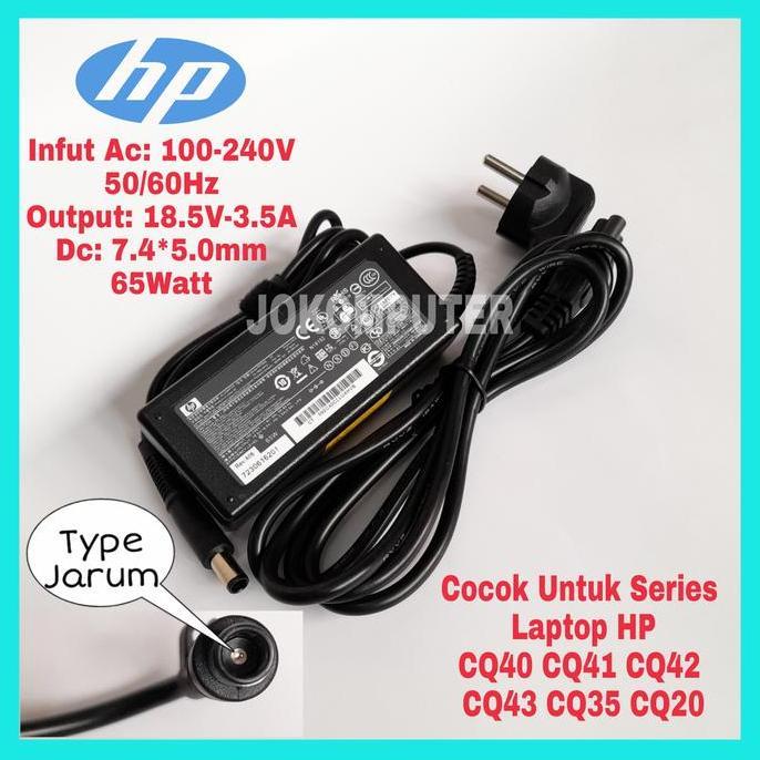 Charger Casan Adaptor Original Laptop HP Compaq CQ40 CQ41 CQ42 CQ43