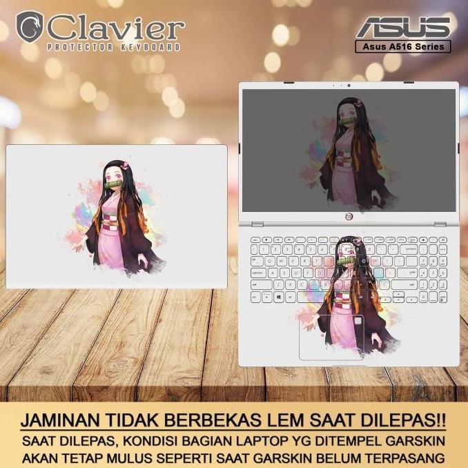 Cover Garskin Laptop Asus A516 A516J A516JA A516JAO Bening Transparan