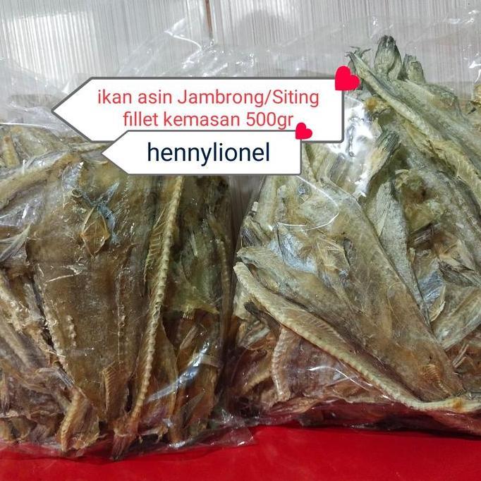 ikan asin jambrong/siting fillet kemasan 500gr