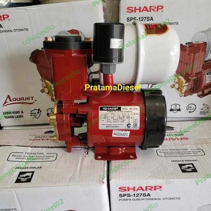Promo| Pompa Air Sumur Dangkal Otomatis Sharp Sps-129Sa