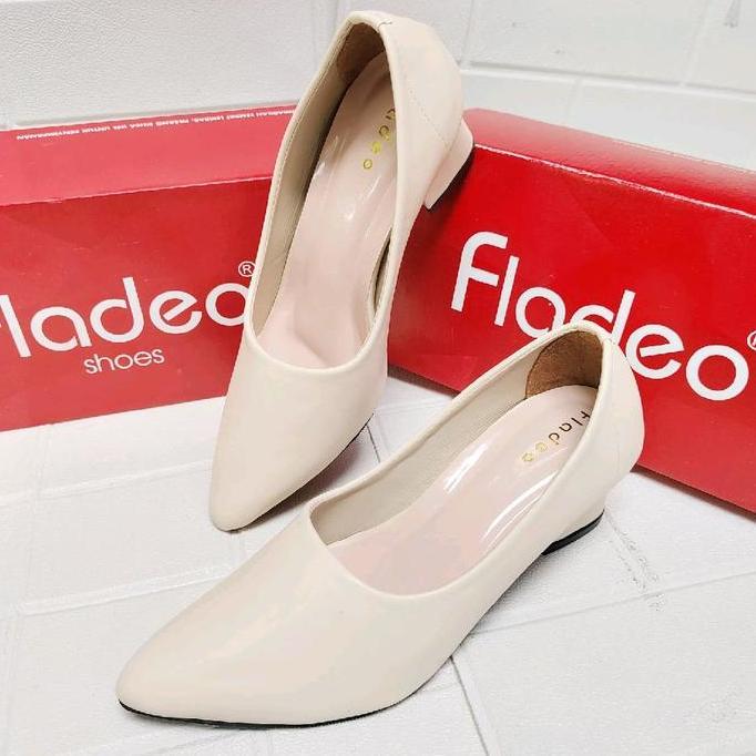 Termurah Pantopel Heels Hak 5Cm Fladeo Brand Matahari Pl5 Sepatu Kerja Pantopel Polos Shoes Heels