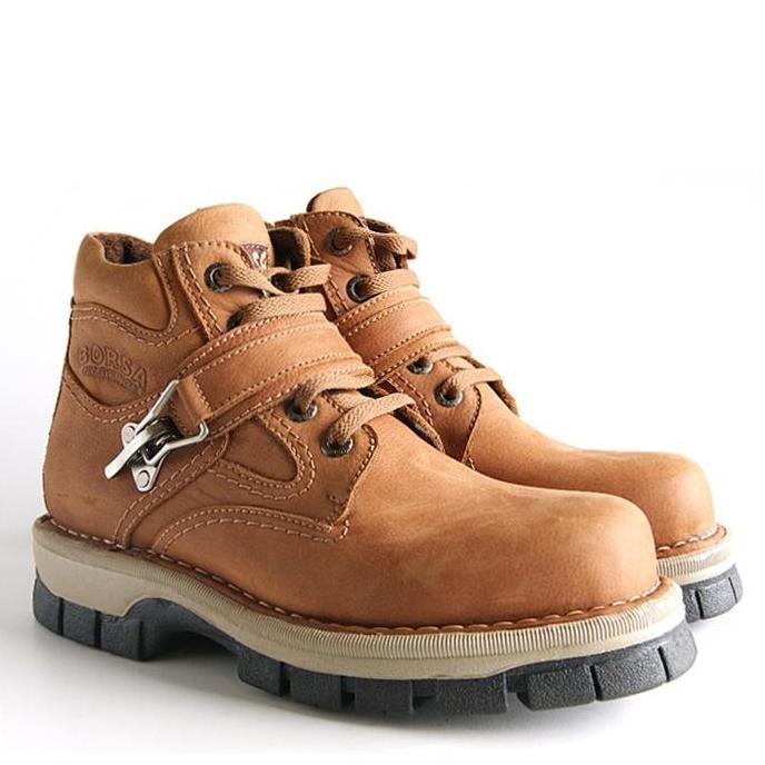 Unik Sepatu Boots Kulit Asli Pria / Borsa Wildbull - Brawny Shoes