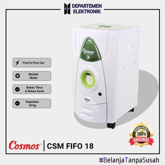 TERMURAH - Cosmos Sarana Penyimpan Beras 18 Kg 18-FIFO