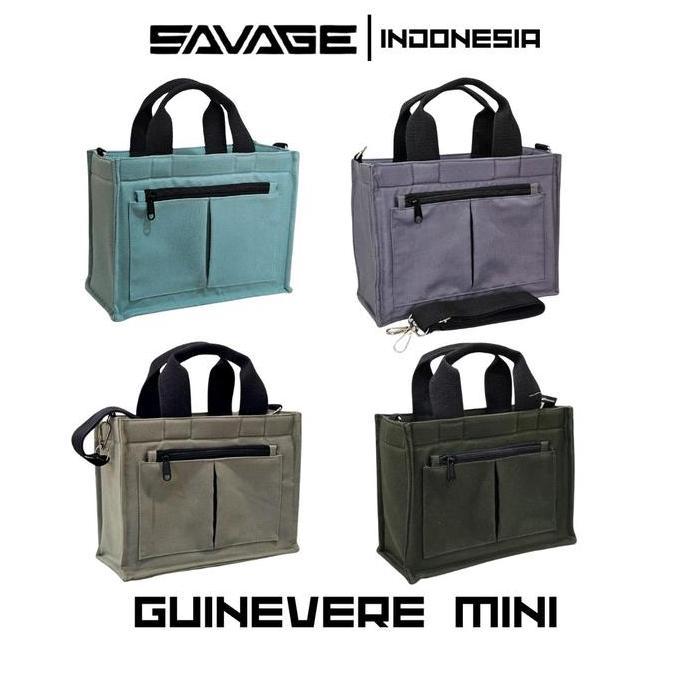 SAVAGE GUINEVERE PRO Tote Bag Sling Bag Kanvas Multifungsi Berkualitas Aesthetic Canvas Totebag Hita