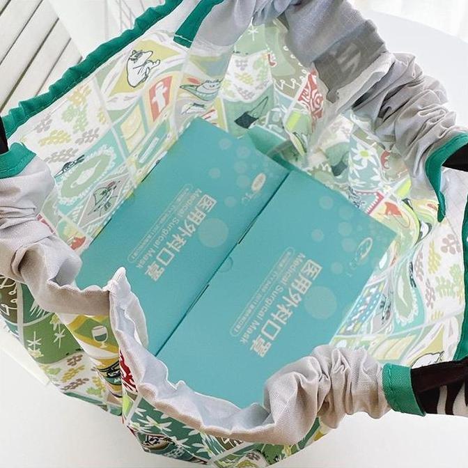 Moomin foldable Totebag | Tas totebag lipat Moomin